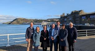 Ministerial visit highlights UK Government’s £10.8m investment in Aberystwyth's revitalisation 