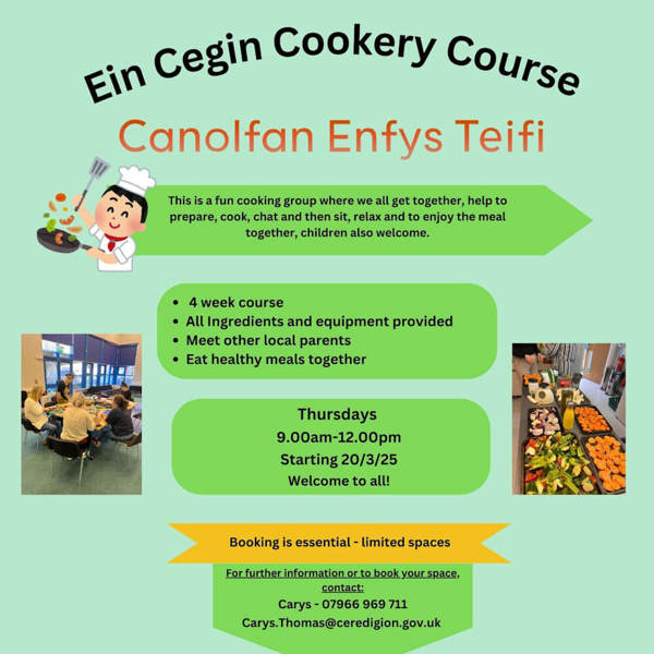 Ein Cegin Cookery Course