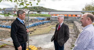 Aberaeron Coastal Defence Scheme Ministerial visit